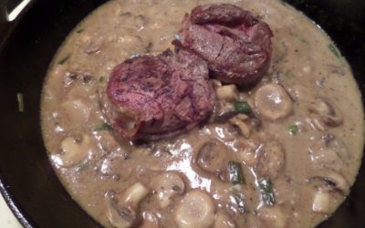 Cast Iron Skillet Steak Diane