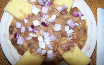 Cast Iron Beans and Andouille